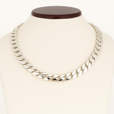 999 Sterling Silver Cuban Chain 12mm 45cm